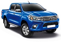 Порог - площадка «Silver» для Toyota Hilux 2016+